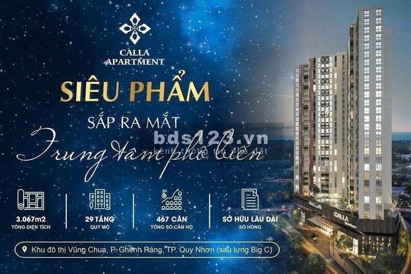 Sở hữu liền tay căn hộ xanh Calla Apartment Quy Nhơn, chí với 260 triệu gần TTTM