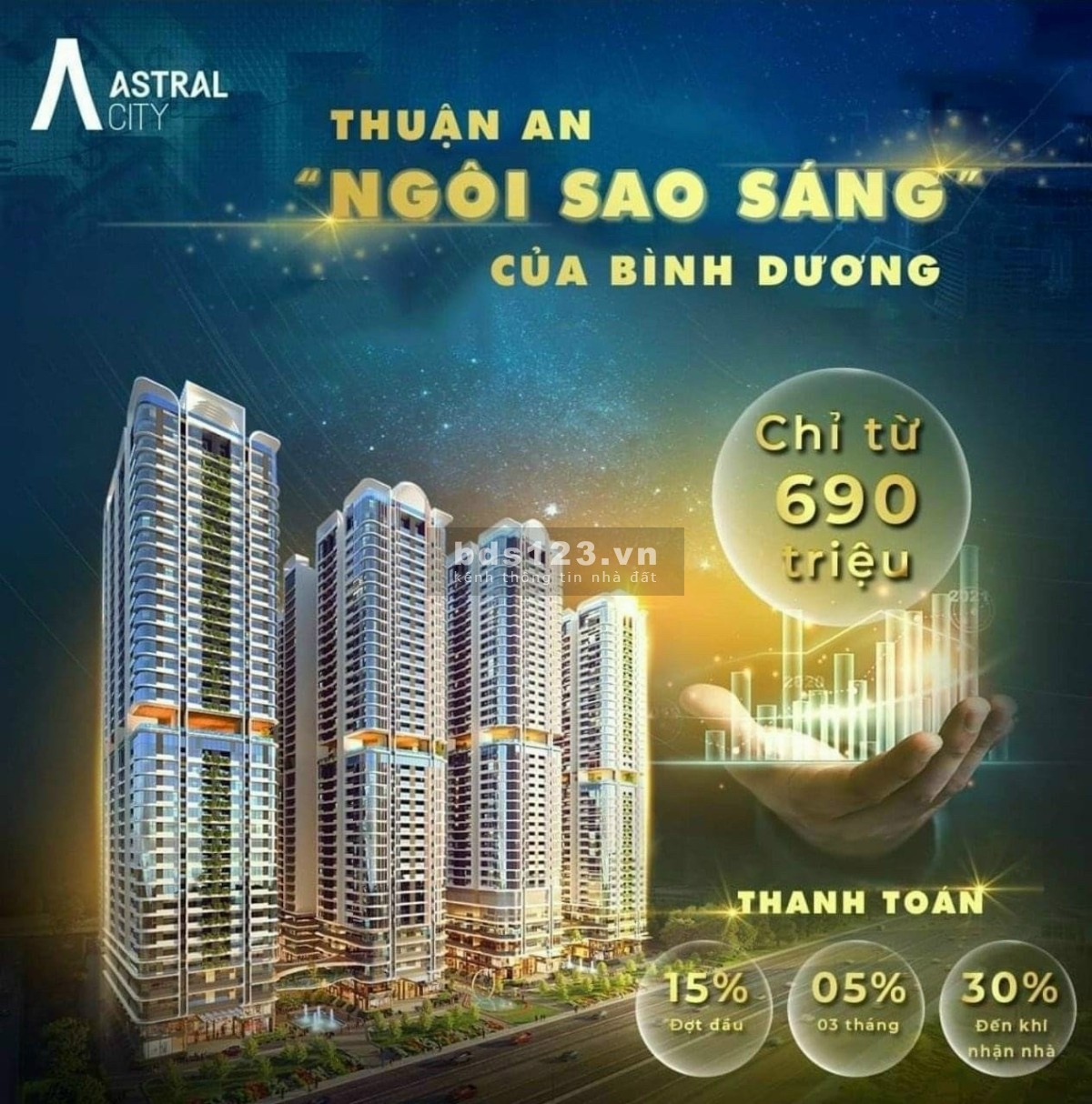 Astral City - căn hộ cao cấp mặt tiền Quốc Lộ 13 ưu đãi giá tốt đầu tư
