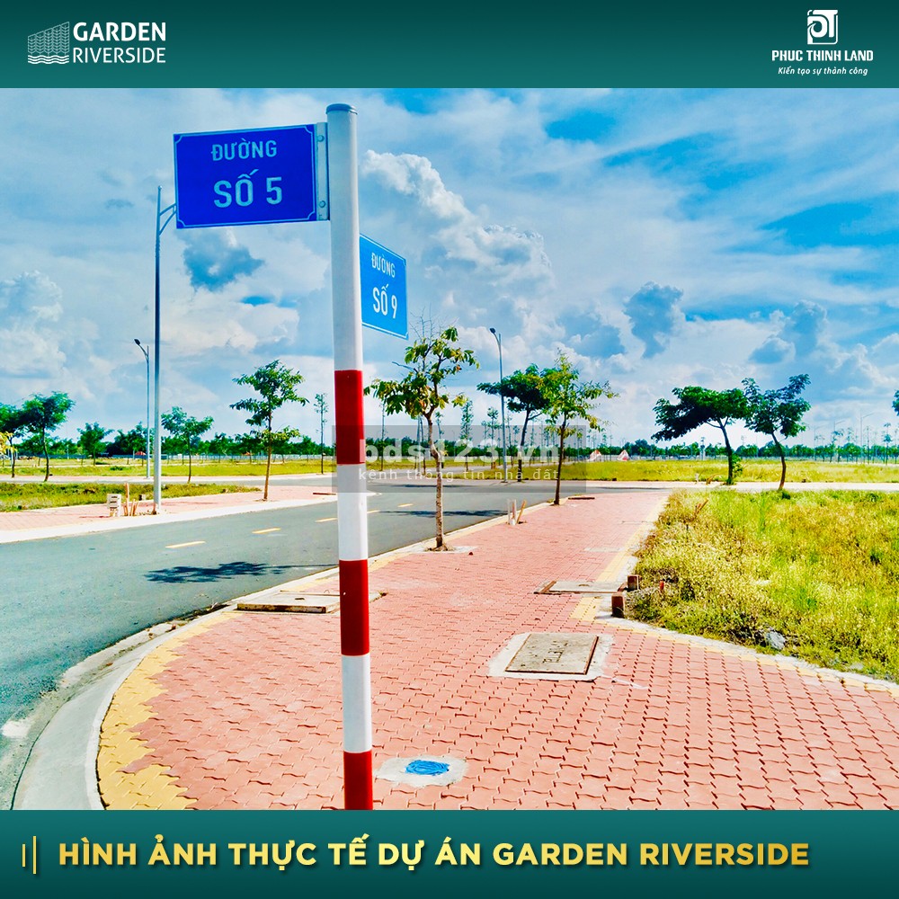 Dự án Garden riverside Thủ Thừa Long An sổ hồng sẵn công chứng ngay