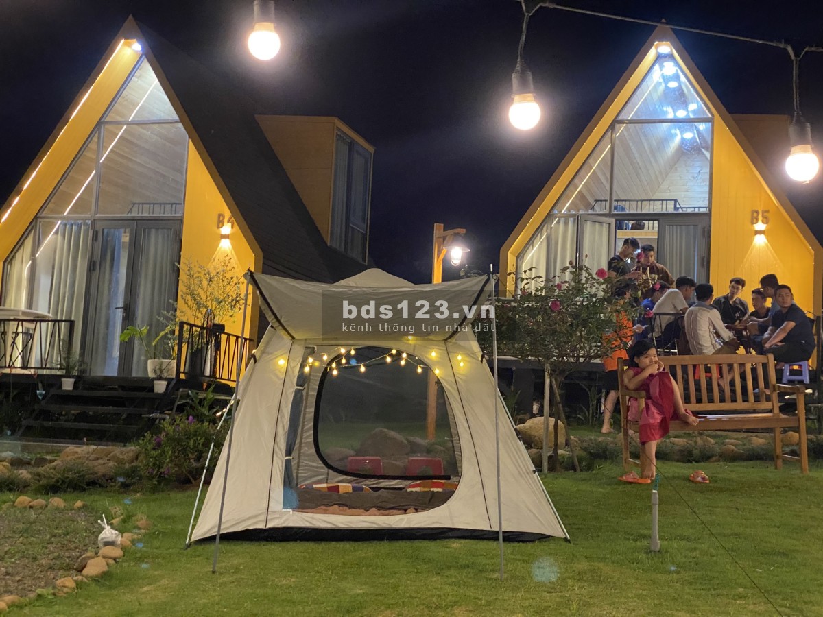 Đất nghỉ dưỡng Bảo Lộc view hồ tự nhiên, view đồi thông, đồi chè 500m² thổ cư sổ sẵn