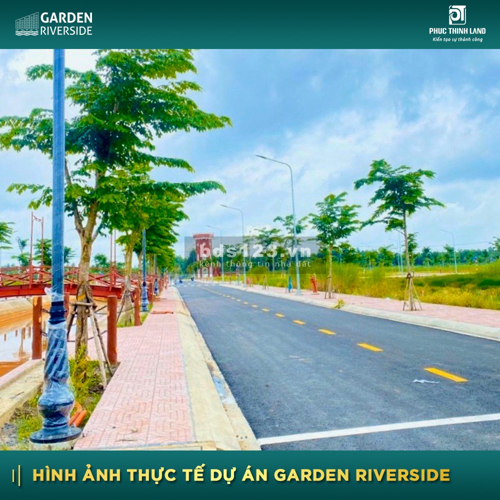 Dự án Garden riverside Thủ Thừa Long An sổ hồng sẵn công chứng ngay