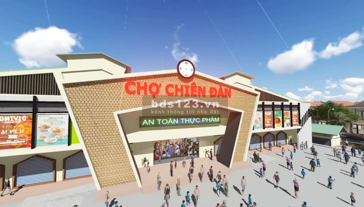 Dự án phố chợ Chiên Đàn sổ hồng trao tay - có ngay đất đẹp