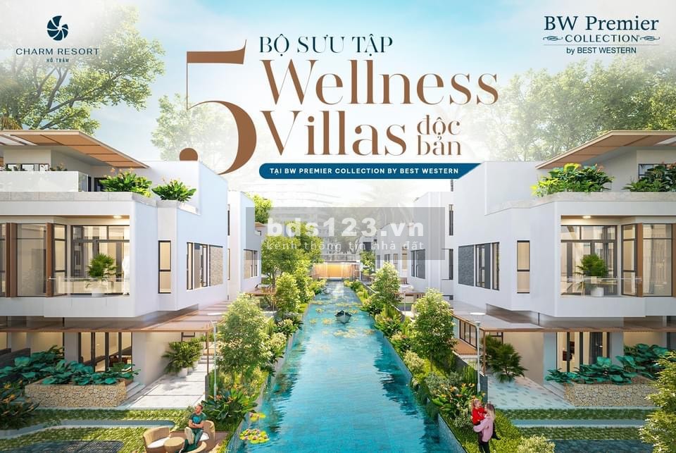 Bán biệt thự biển Charm Hồ Tràm căn góc 3 mặt thoáng giá chỉ 22 tỷ, thanh toán 20% nhận nhà