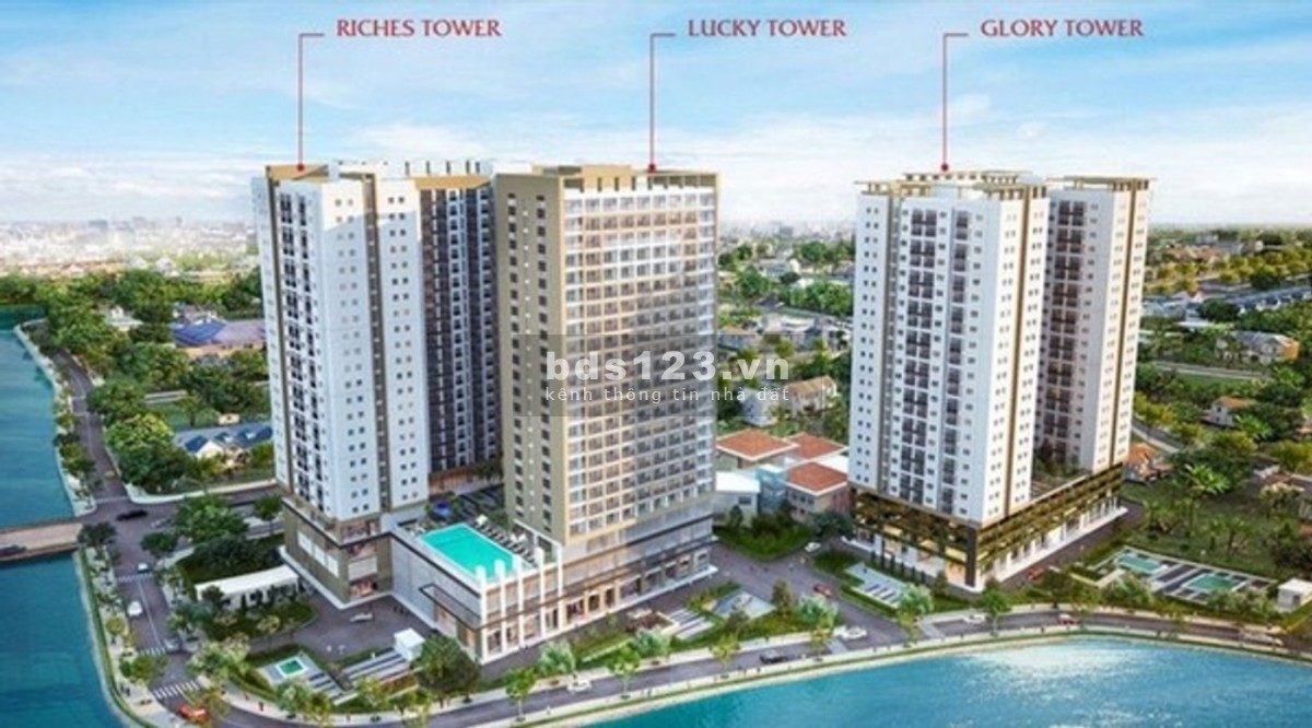 Bán căn hộ Richmond City Bình thạnh 66,78m² có 2 PN + 2 WC
