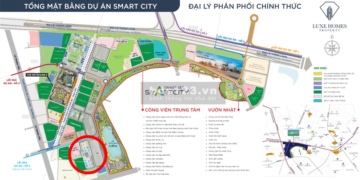 Bán căn hộ 2PN 66m tòa cao cấp Vinhomes Smart CIty giá 3.30 Tỷ
