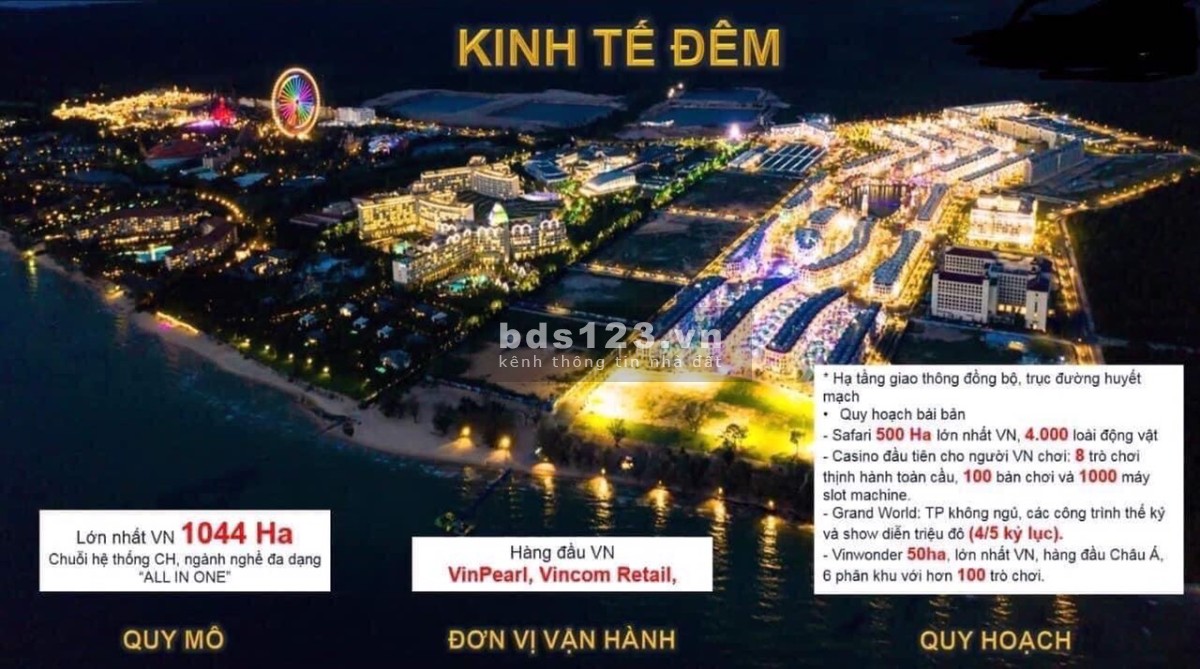 sở hữu ngay Shop mặt tiền VinWonders Phú Quốc, Cam kết LN 10%, giá chủ đầu tư