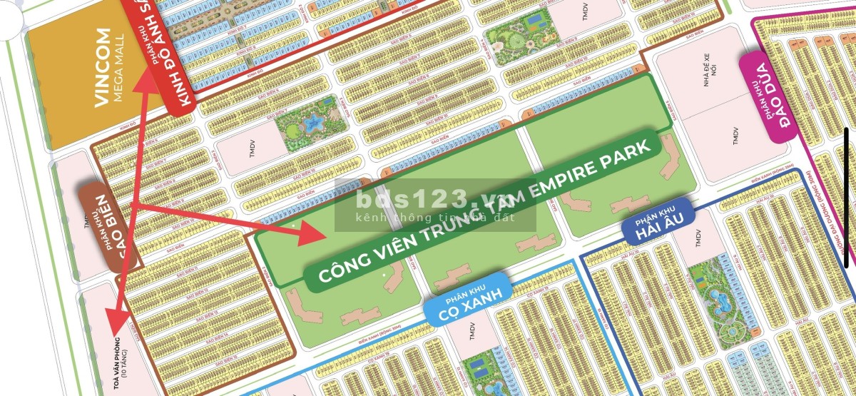Chỉ với hơn 2 tỷ sở hữu ngay shophouse Sao Biển dt 48m2, Vinhomes Ocean Park 2