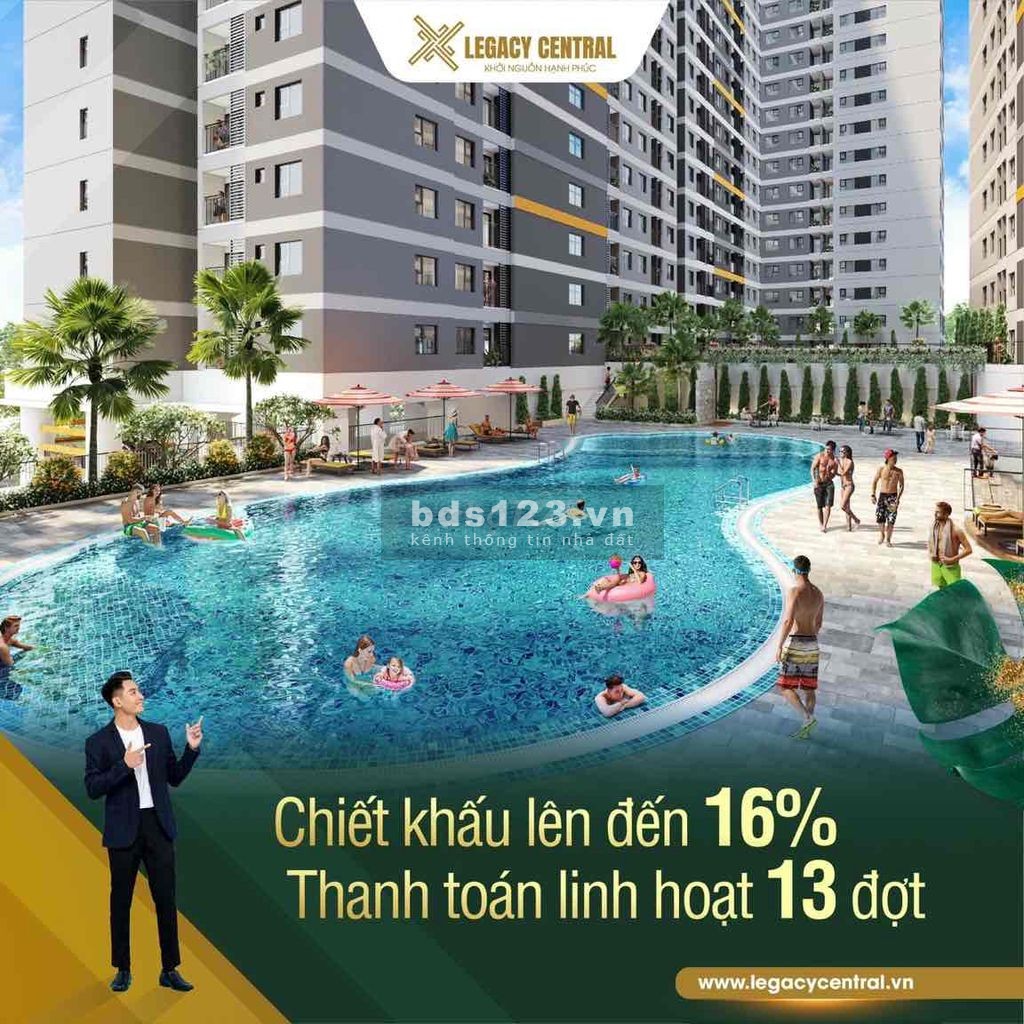 Nhận booking đặt chỗ vị trí đẹp căn hộ Legacy Prime chỉ 50tr/sp ( Không mua hoàn trả 100%)