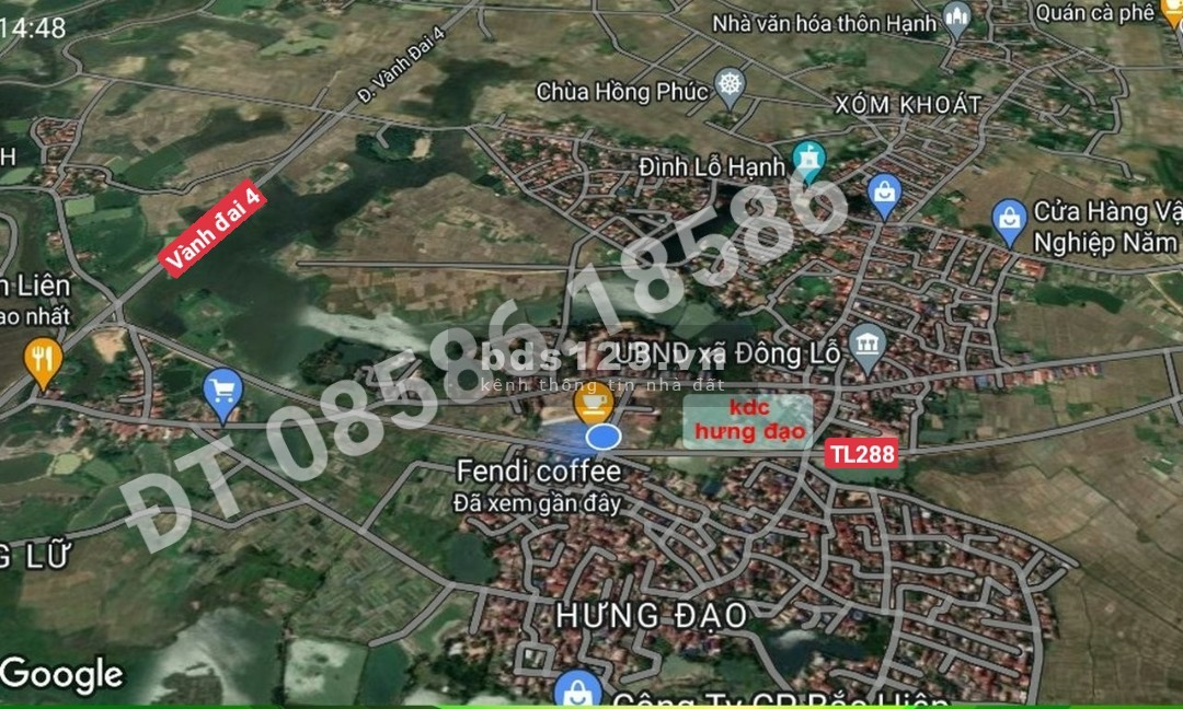 Dự án đất đấu giá khu dân cư thôn Hưng Đạo Đông Lỗ Hiệp Hoà Bắc Giang 97m2
