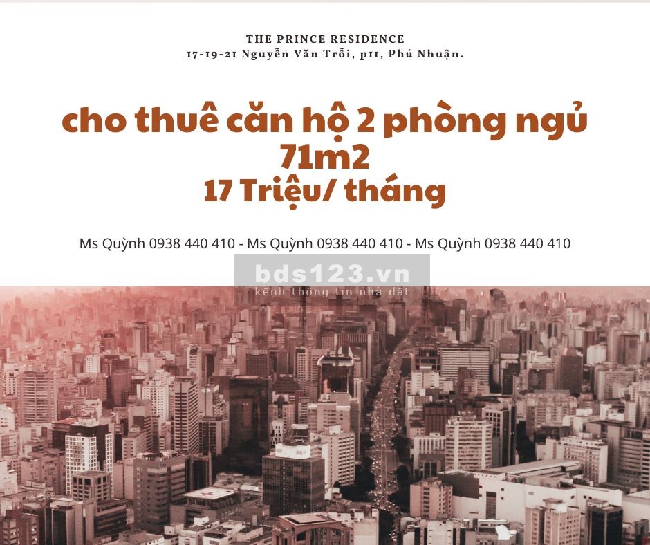Cho thuê The Prince 2PN nội thất đầy đủ