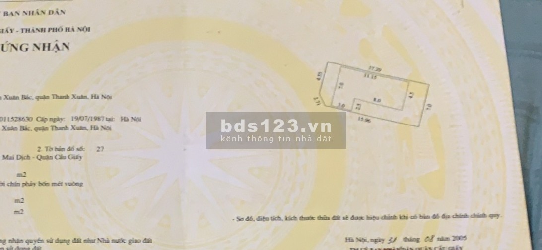 Bán nhà Hồ Tùng Mậu- Đối diện ĐHT Mại: 120m2*MT 7m* dòng tiền 40tr/tháng, Lô góc, kinh doanh.