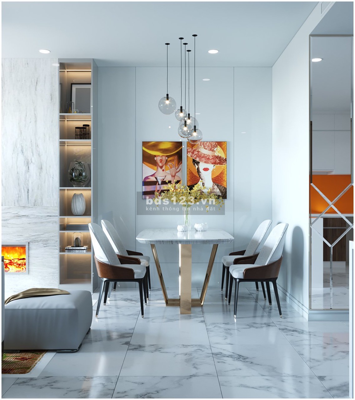 Căn hộ 2PN siêu đẹp, cho thuê chỉ 35 triệu/tháng tại Sunwah Pearl