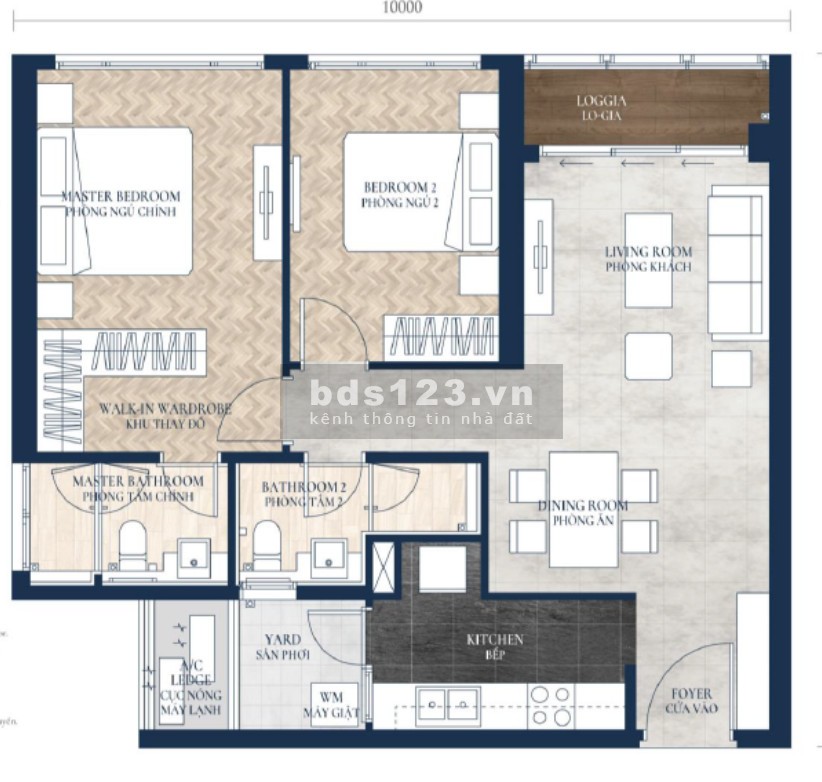 Giá thuê không hề ảo - 2PN cho thuê giá tốt chỉ 14,5 triệu/th tại Feliz En Vista LH 0902.0506.43