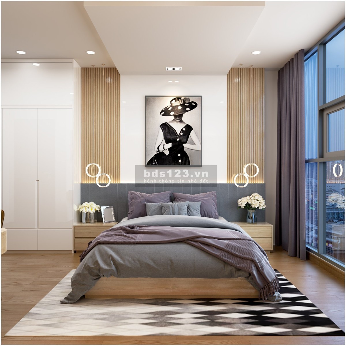 Căn hộ 2PN siêu đẹp, cho thuê chỉ 35 triệu/tháng tại Sunwah Pearl