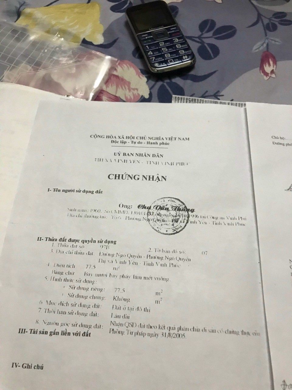 Chính chủ cần bán nhà mặt phố ở đường Ngô Quyền, phường Ngô Quyền, TX Vĩnh Yên, tỉnh Vĩnh Phúc.