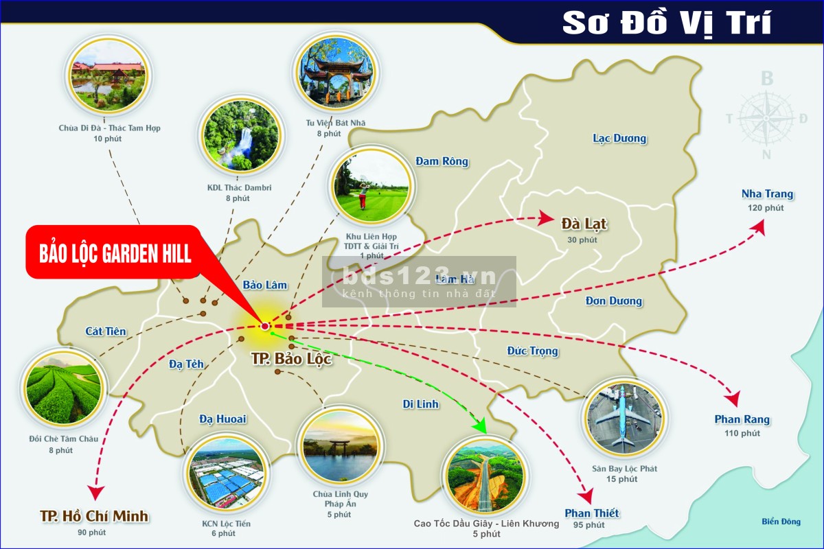 Bán đất nền xã Lộc Ngãi. Bảo Lâm Với diện tích 200m2, sổ hồng riêng, công chứng ngay
