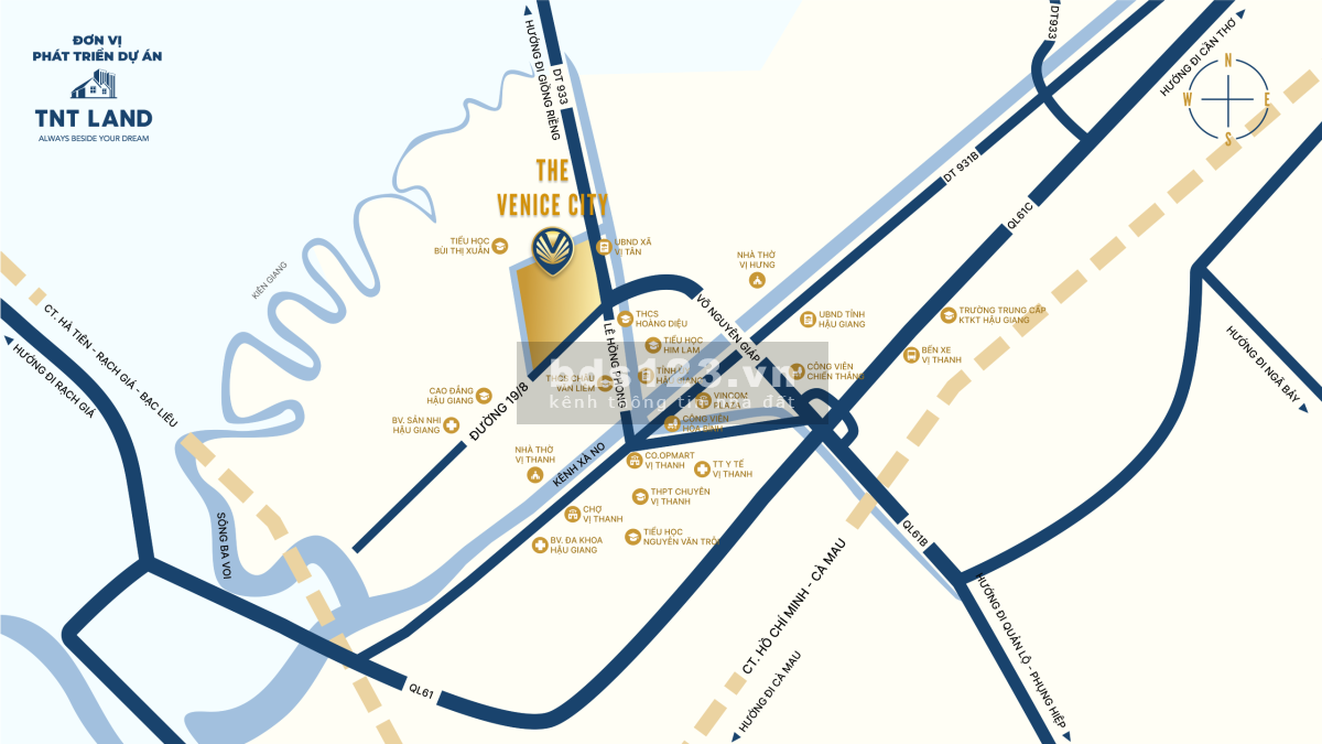 Chỉ 900 triệu sở hữu nền đất The Venice City chiết khấu đến 10%.Mở bán đợt 1 tặng vàng 9999
