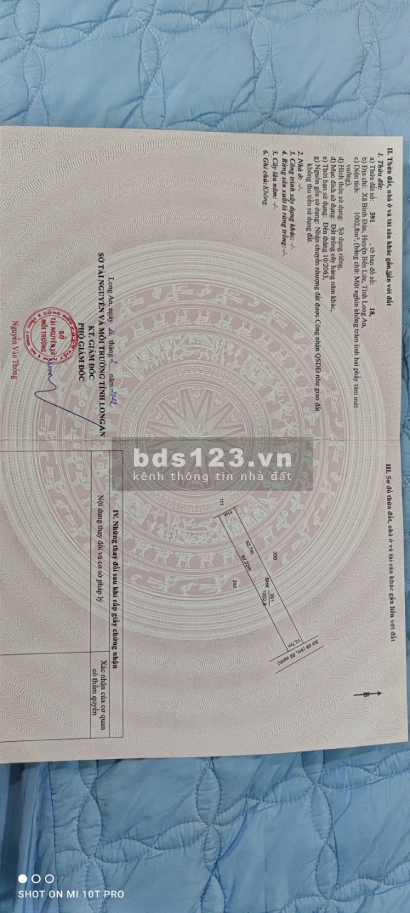 Bán đất đẹp Long An giá rẻ gần thành phố, giá tốt đầu tư, liên hệ 0906323346