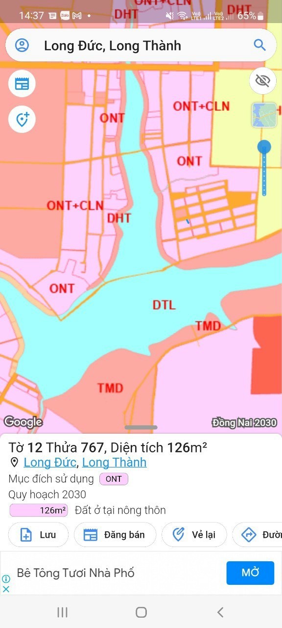 Khách kẹt tiền cần bán gấp lô đất Long Thành giá tốt đầu tư sinh lời