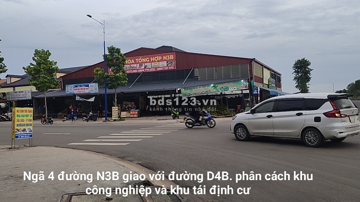 Lô đất cách chợ N3B, bệnh viện Hạnh Mỹ Sài Gòn và khu công nghiệp 311 hecta của Becamex chỉ 100m.