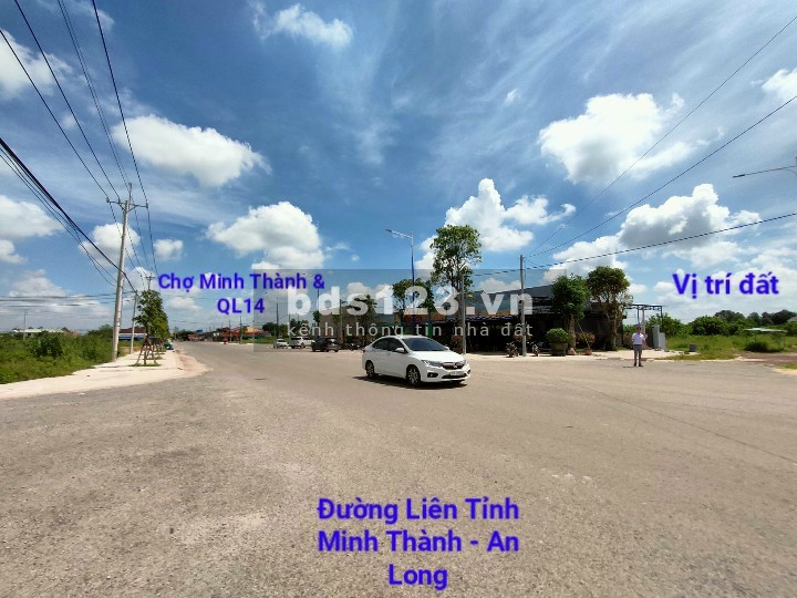 Bán lô đất cách công viên 1,4 hecta của Becamex và chợ Minh Thành chỉ 100m.
