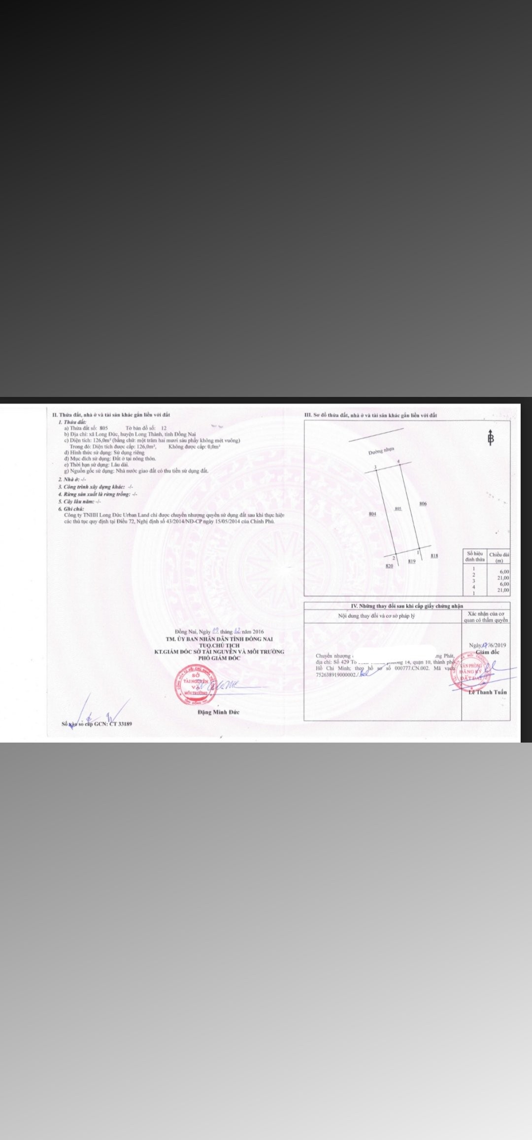 Người nhà đang có việc gấp cần bán lô đất Lòng Đức, Long Thành để chạy tiền