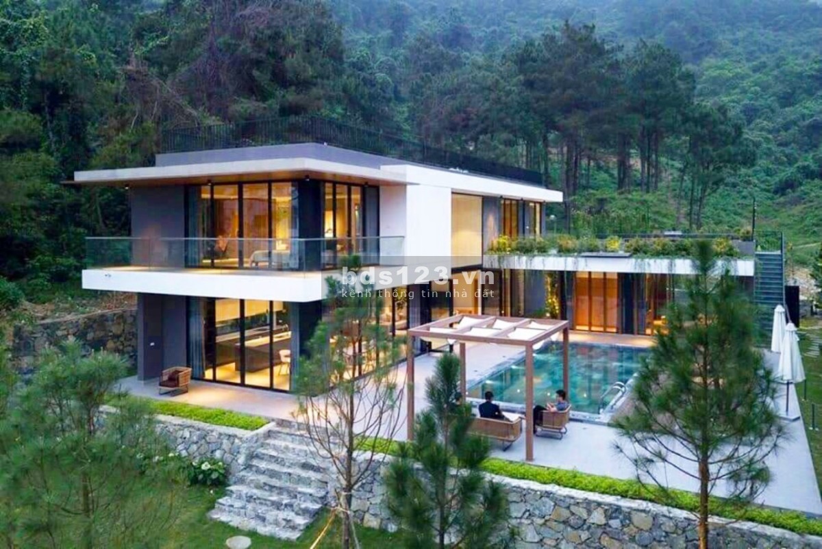 Bán biệt thự Bảo Lộc SHR view HỒ tự nhiên nghỉ dưỡng tuyệt vời chỉ 7.6 triệu/m2