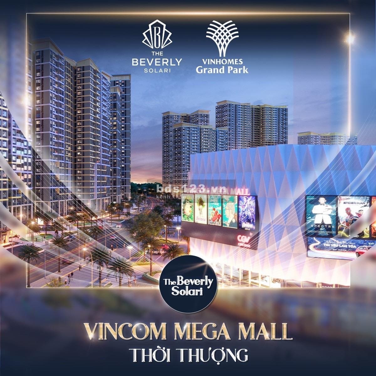 Căn hộ 2PN có tầm view khu tiện ích đẹp nhất dự án Vinhomes Grand Park