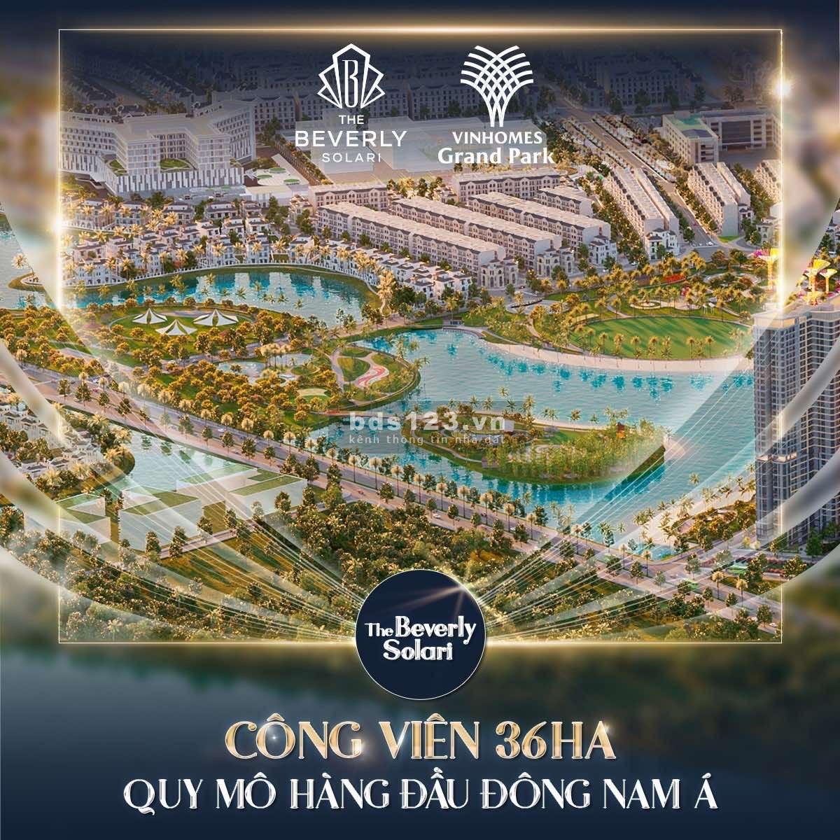 Căn hộ 2PN có tầm view khu tiện ích đẹp nhất dự án Vinhomes Grand Park