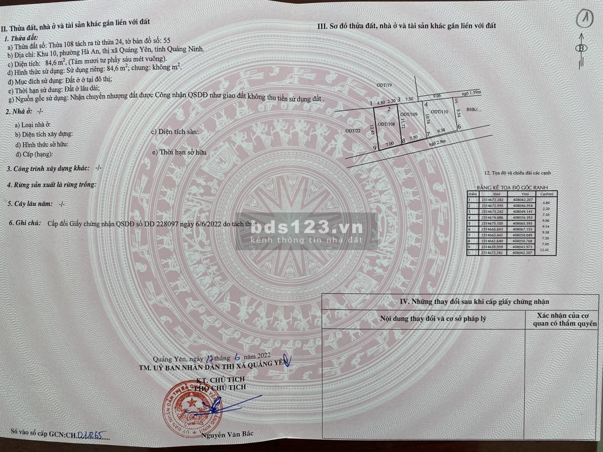 Chính chủ cần bán 3 ô đất phường Hà An gần dự án Hạ Long Xanh của Vingroup giá đầu tư