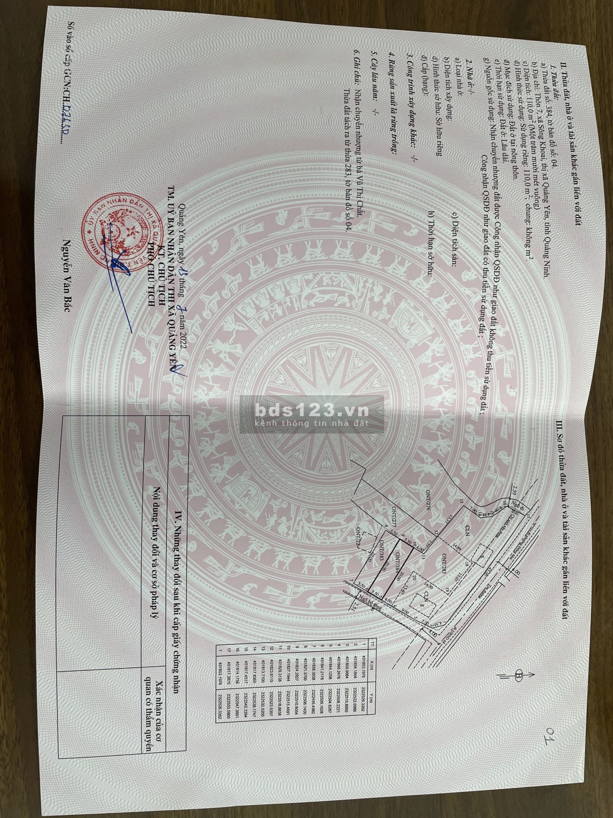 Chính chủ cần bán ngay ô đất gần KCN Amata Sông Khoai, Quảng Yên giá đầu tư