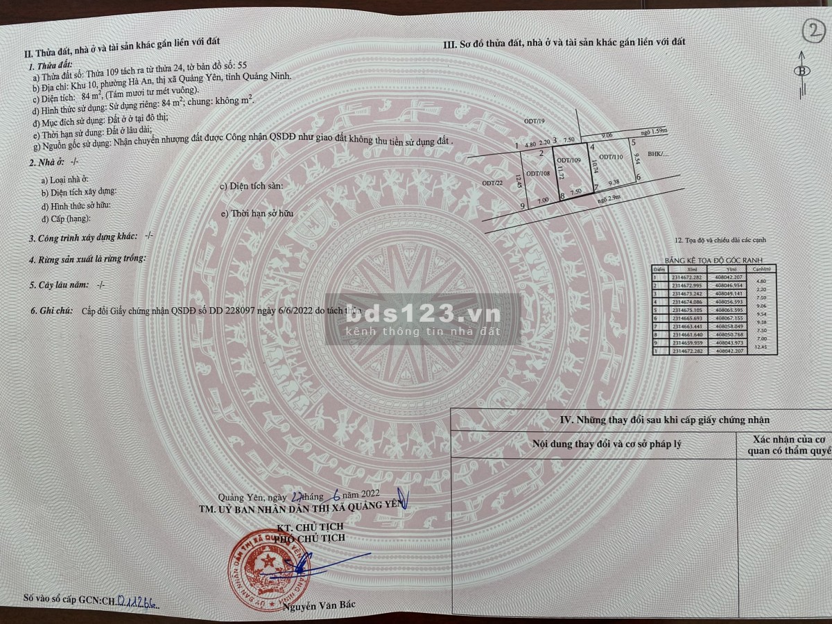 Chính chủ cần bán 3 ô đất phường Hà An gần dự án Hạ Long Xanh của Vingroup giá đầu tư