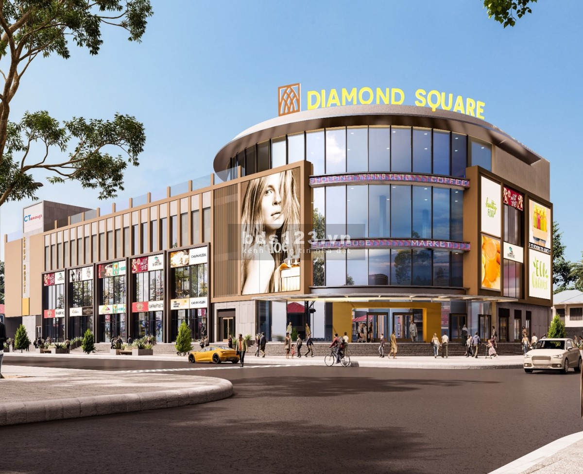 Cho thuê mặt bằng kinh doanh, cửa hàng tại trung tâm thương mại Diamond Square