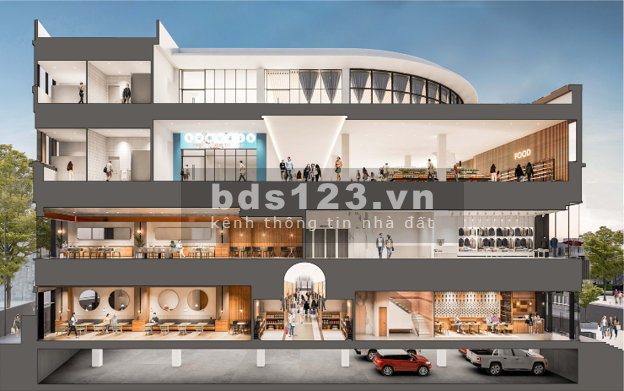 Cho thuê mặt bằng kinh doanh, cửa hàng tại trung tâm thương mại Diamond Square
