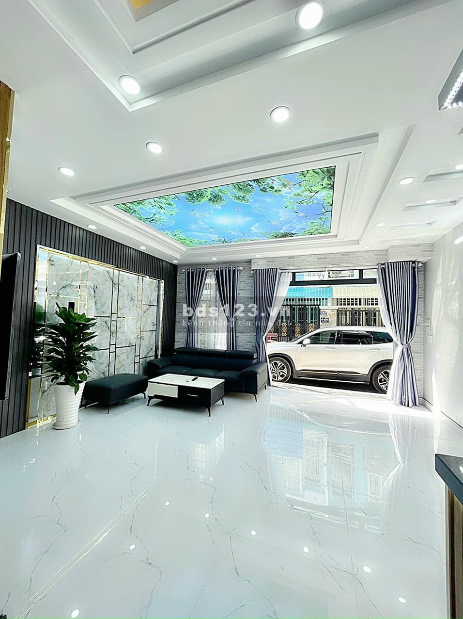 Nhà đẹp 4 tầng 6m ngang nội thất cao cấp xe hơi vào nhà Dương Cát Lợi TT Nhà Bè giá nhỉnh 6 tỷ