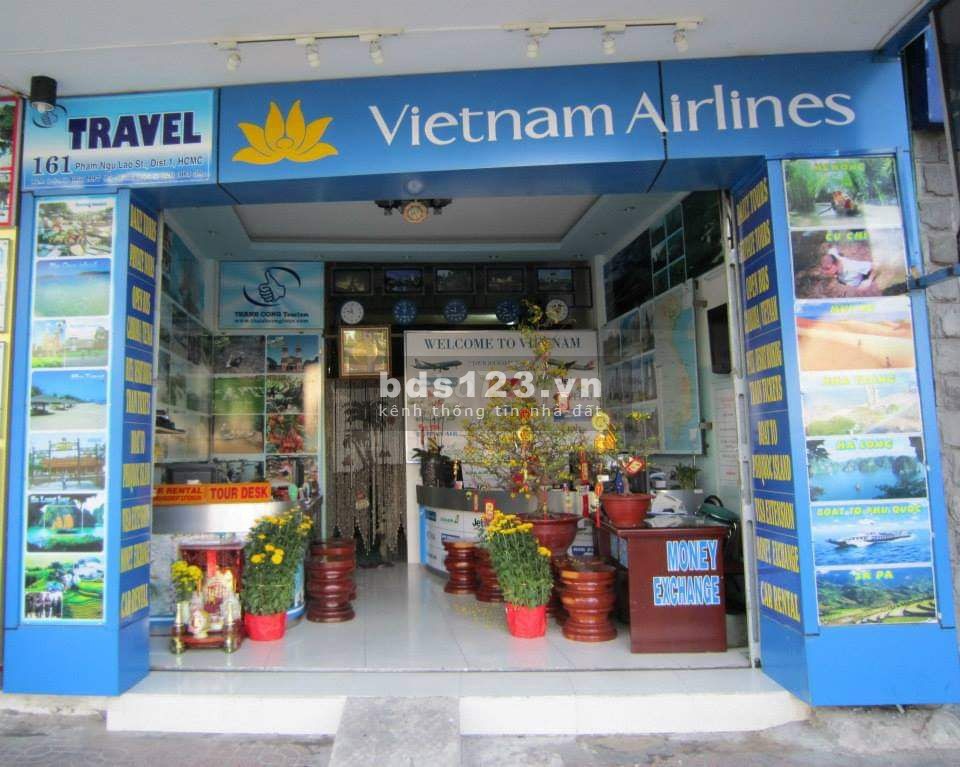 Cho thuê mặt bằng Phạm Ngũ Lão Quận 1, khu tiện ích diện tích 60m²