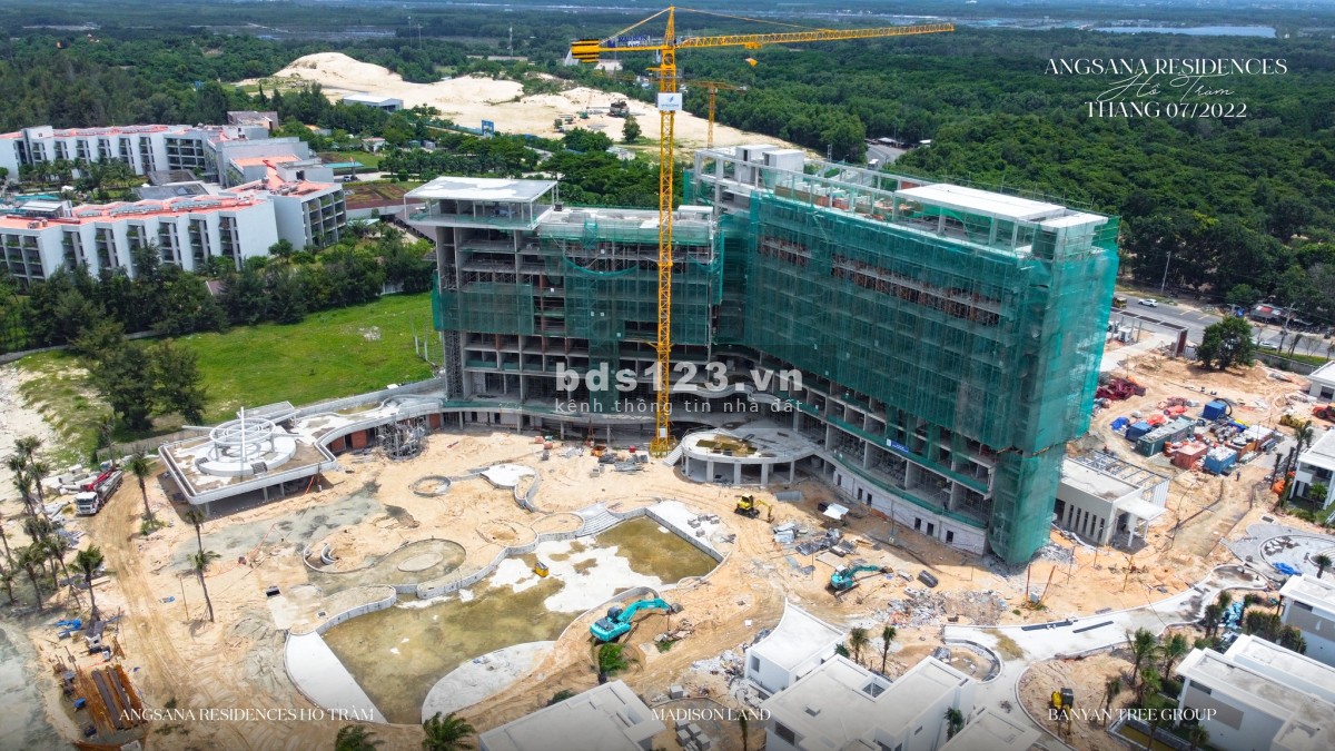 Mua biệt thự Angsana Ho Tram căn góc mặt tiền, tặng thẻ trao đổi kỳ nghỉ quốc tế