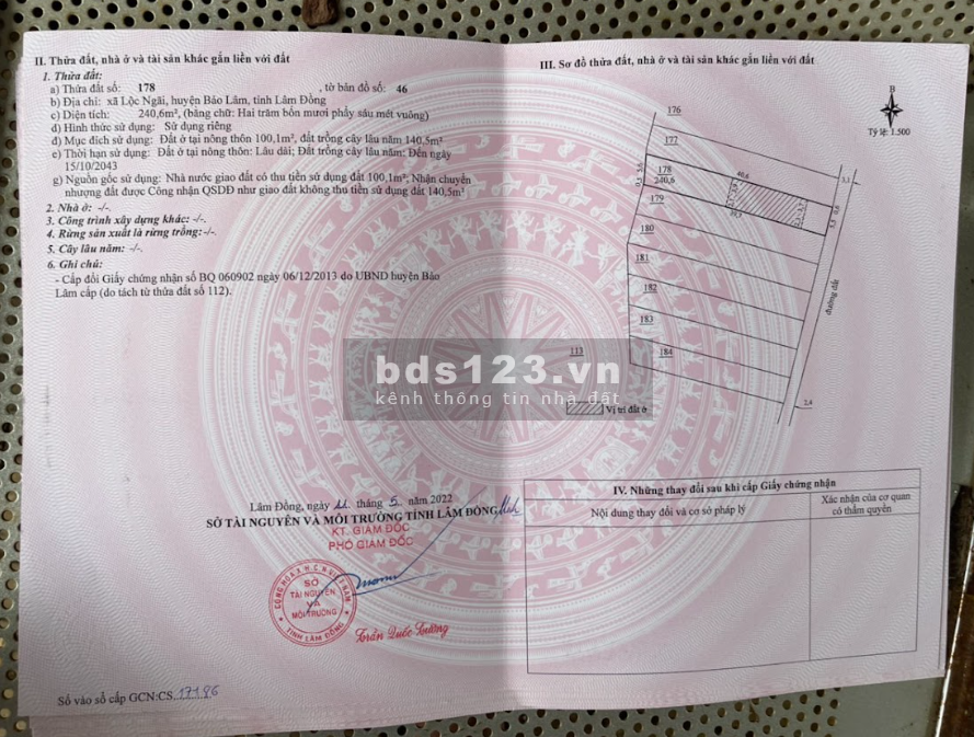 Bán đất dự án Bảo Lộc bao sang tên công chứng ngay, giá đầu tư sinh lời