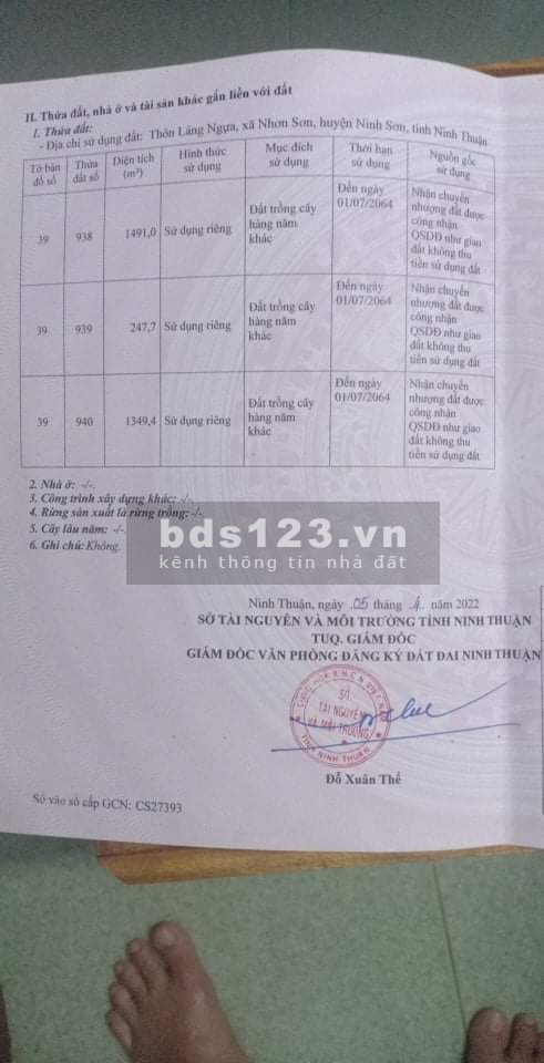 ️️️ Cần bán 3088 m2 đất HNK ( hơn 3 sào ) giá sinh viên 2tỷ4 ( giá thương lượng nhẹ nhẹ )