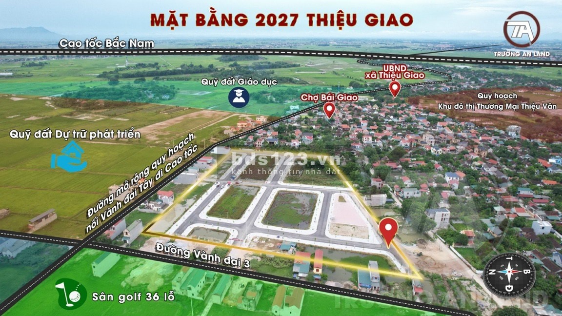 MB 2027 Đô Thị Thiệu Giao - Quy Hoạch Sát TP. Thanh Hoá giá đầu tư
