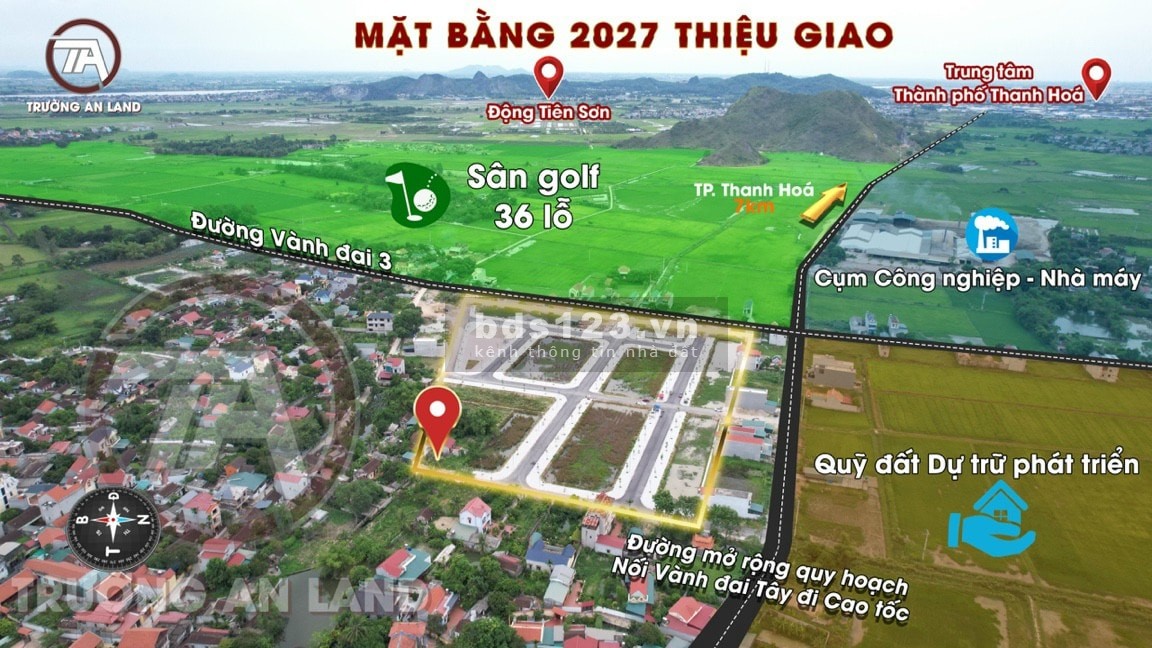 MB 2027 Đô Thị Thiệu Giao - Quy Hoạch Sát TP. Thanh Hoá giá đầu tư