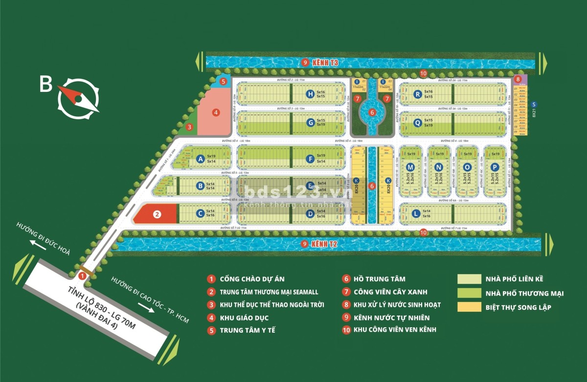 Đất nền Đức Hòa, diện tích 80m2, giá 16.5 triệu/m2 số lượng có hạn