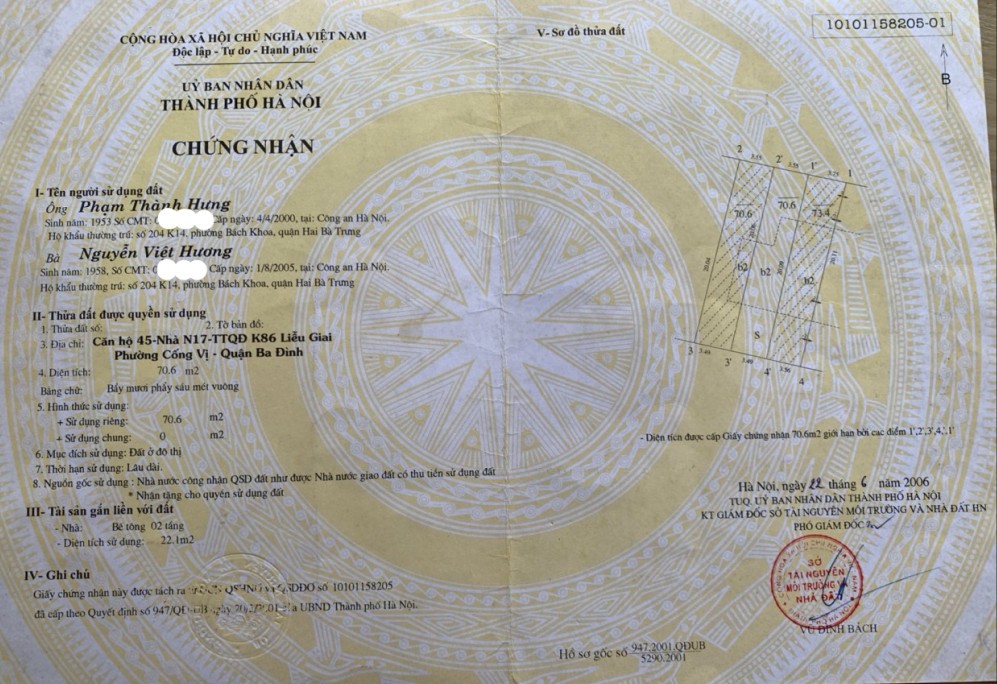 Chính chủ cần bán nhà địa chỉ ngõ 19 Liễu Giai Phường Liễu Giai Quận Ba Đình HN