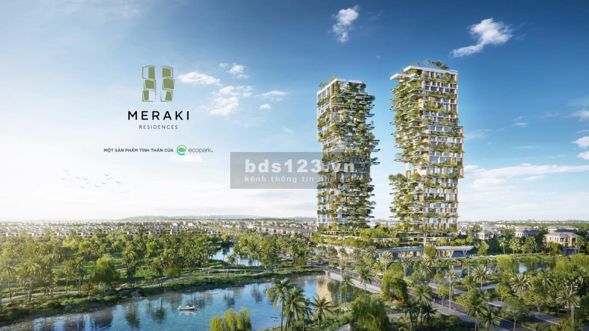 Chính thức nhận booking siêu dự án bất động sản tình thân Meraki Residences