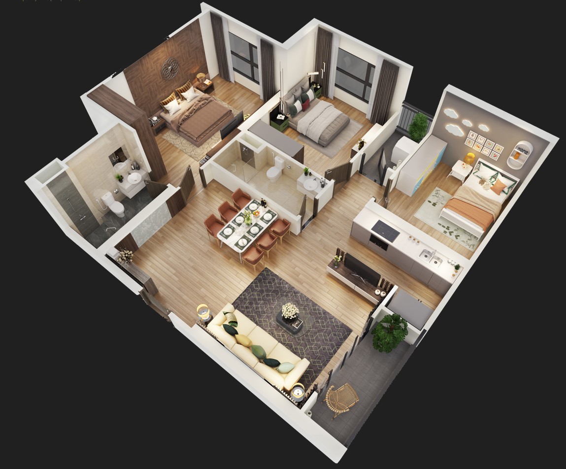 Cần bán nhanh CH ngay góc 3PN với giá đầu tư tại Vinhomes Smart City