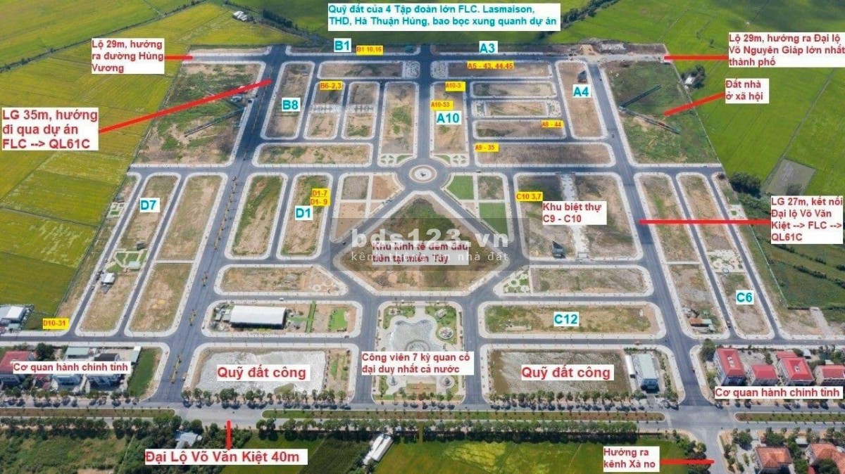 Bán đất nền tại phường 5, Vị Thanh Hậu Giang chỉ từ 427 sỡ hữu ngay nền