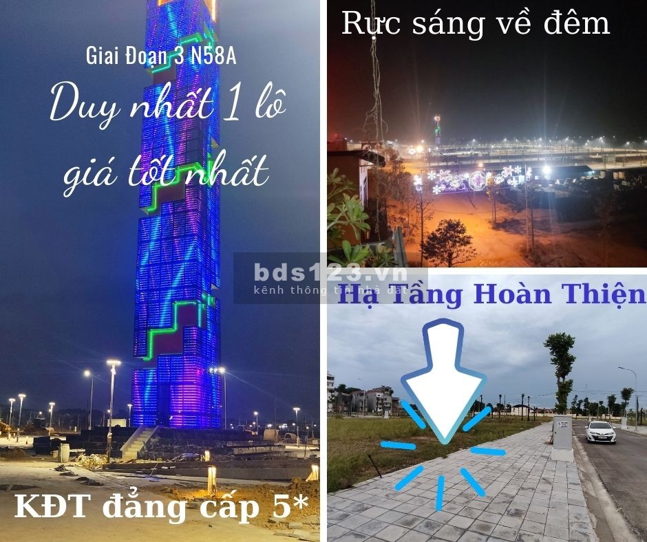 Quỹ Căn 2 Lô liền kề Khu Kinh Tế Đêm giá Tốt Nhất KĐT Rùa Vàng Tây Vôi