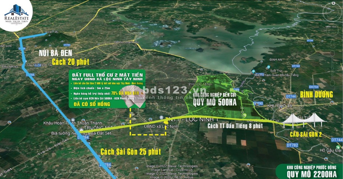 Bán đất nền sổ sẵn Dương Minh Châu, giáo Bến Cát Bình Dương giá 515tr