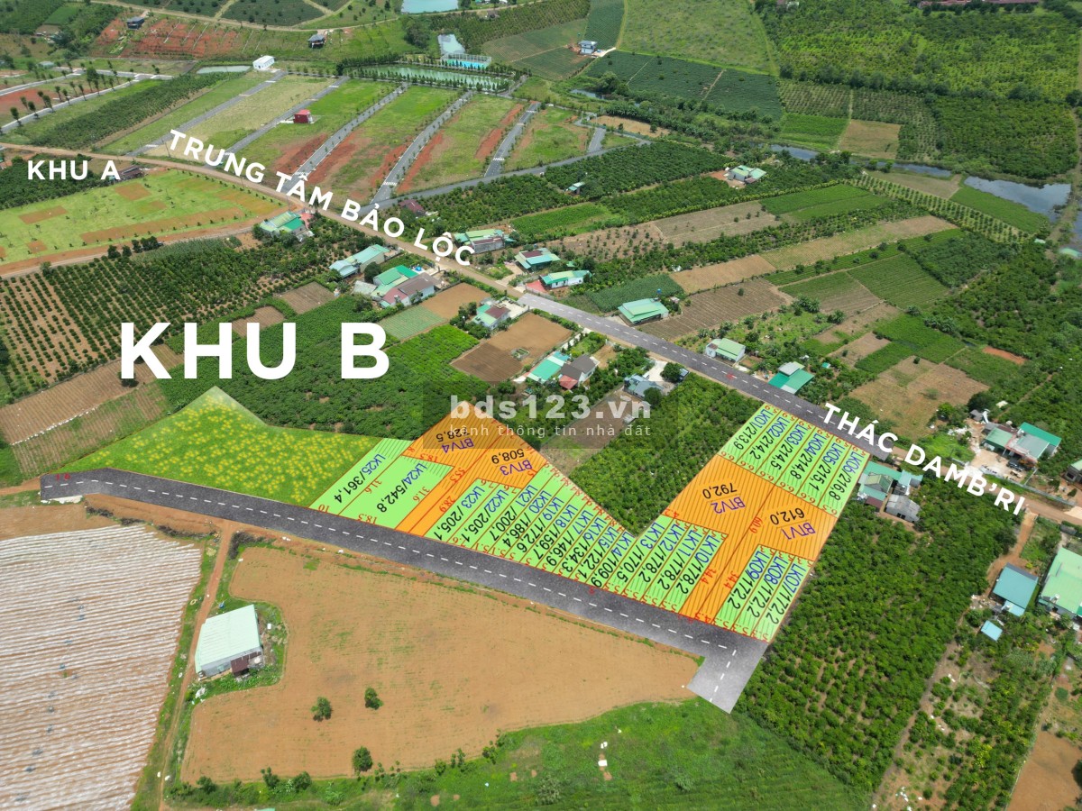 Dự án mới full sổ hồng nay ngã 5 Dam Bri, giá tốt sổ sẵn, đầu tư sinh lời