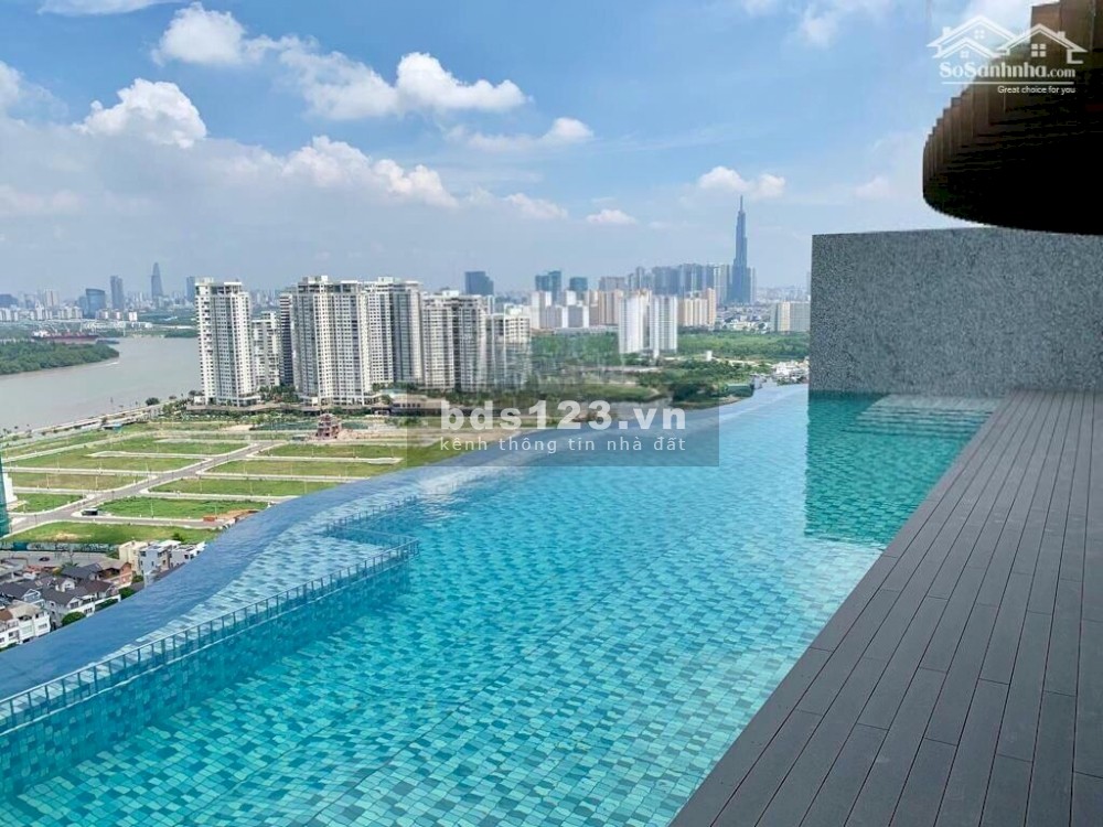 Căn hộ 3 phòng ngủ cho thuê chỉ 39,950 triệu Waterina Suites
